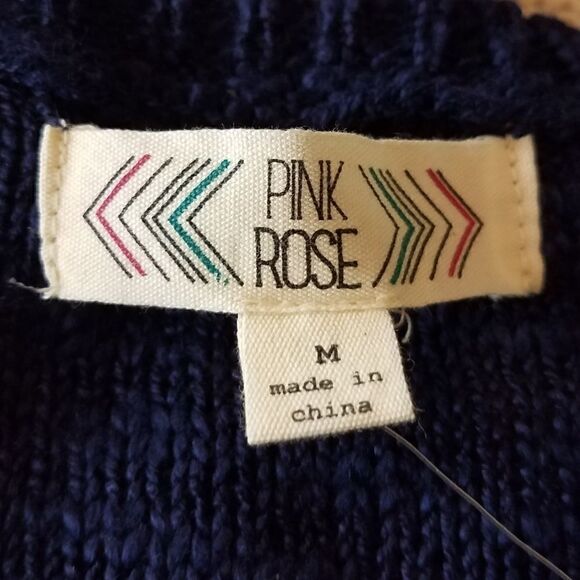 Pink Rose Striped Icon Sweater - Picture 8 of 8
